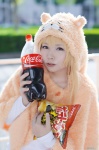 blonde_hair cosplay doma_umaru hamster_costume himouto!_umaru-chan tshirt yui_(ii) rating:Safe score:0 user:nil!