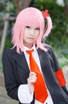 blazer blouse cosplay hinamori_amu nagisa_mark-02 pink_hair school_uniform shugo_chara! side_ponytail tie rating:Safe score:2 user:nil!