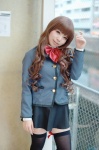 blazer blouse cosplay hiyori miniskirt original school_uniform skirt thighhighs zettai_ryouiki rating:Safe score:0 user:nil!