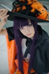 ange cape cosplay croptop inu_boku_secret_service purple_hair shirakiin_ririchiyo twin_braids witch_hat rating:Safe score:0 user:nil!
