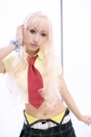ayashiro_ema blonde_hair cosplay macross macross_frontier sheryl_nome skirt rating:Safe score:0 user:Log