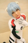 ayanami_rei blue_hair bodysuit cosplay namada neon_genesis_evangelion plugsuit rating:Safe score:4 user:nil!