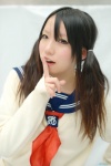 blouse cardigan cosplay mizusa original sailor_uniform scarf school_uniform twintails rating:Safe score:0 user:pixymisa