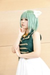 animal_ears bell cat_ears cosplay dress green_hair gumi o-sui vest vocaloid rating:Safe score:1 user:pixymisa