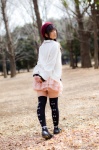beret cardigan jacket lenfried miniskirt skirt thighhighs twintails zettai_ryouiki rating:Safe score:0 user:nil!