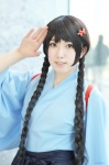 cosplay hairclip hakama kimono mochizuki_mai tagme_character tagme_series twin_braids rating:Safe score:0 user:nil!
