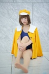 bakemonogatari cosplay hat hiiragi_haruka jacket pantyhose sengoku_nadeko sheer_legwear swimsuit rating:Safe score:1 user:pixymisa