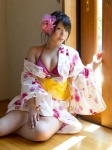 bikini_top cleavage fan open_clothes swimsuit tainaka_maria yukata rating:Safe score:0 user:nil!