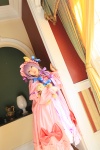 amatsuka_miyu cosplay dress hat patchouli_knowledge purple_hair robe stuffed_animal teddy_bear touhou rating:Safe score:0 user:nil!