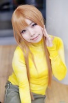 asuna_yuuki boots cosplay hiyori miniskirt orange_hair skirt sweater sword_art_online turtleneck rating:Safe score:0 user:nil!
