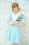 cosplay dress glasses hirasawa_yui kneesocks k-on! twin_braids yaya rating:Safe score:0 user:nil!