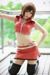 boots cosplay croptop meiko miniskirt pantyhose skirt thighhighs tsuzuki_rui vest vocaloid zettai_ryouiki rating:Safe score:4 user:nil!