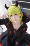 blonde_hair chii cleavage cosplay dress headset horns tagme_character tagme_series rating:Safe score:0 user:nil!