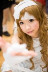 bandages blonde_hair cosplay feathers kareshi_kanojo_no_jijou shibahime_tsubasa wings zero_inch rating:Safe score:0 user:nil!