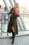 aikawa_rami armband blouse boots cosplay dolls ibara pantyhose pink_hair pleated_skirt skirt tie trench_coat rating:Safe score:0 user:nil!