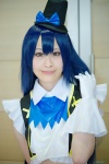 blouse blue_hair cosplay croptop gloves love_live!_school_idol_project sonoda_umi suiya top_hat vest rating:Safe score:0 user:nil!