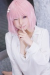 blouse bra cosplay momo_belia_deviluke mumuko pink_eyes pink_hair to_love-ru rating:Safe score:3 user:pixymisa