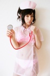 bikini dress nurse nurse_cap nurse_uniform oshima_mizuki see-through stethoscope swimsuit rating:Safe score:0 user:nil!
