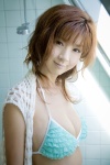 bathroom bikini cleavage for-side_0108 hoshino_aki ruffles scarf swimsuit rating:Safe score:2 user:nil!