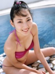 bikini cleavage misaki_yu ponytail pool swimsuit wet rating:Safe score:0 user:nil!