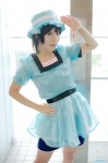 cosplay dress hat ririka shiina_mayuri shorts steins;gate rating:Safe score:0 user:nil!
