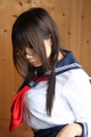 chiyoko_6 chocoball cosplay glasses original pleated_skirt sailor_uniform school_uniform skirt twintails rating:Safe score:0 user:nil!
