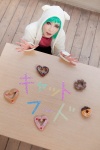 aqua_hair cat_food_(vocaloid) cosplay hatsune_miku hoodie houtou_singi skirt tshirt vocaloid rating:Safe score:1 user:xkaras