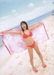beach bikini cleavage himitsu isoyama_sayaka ocean swimsuit towel rating:Safe score:0 user:nil!