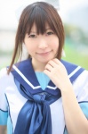 chippi cosplay hairbow love_plus scarf school_uniform takane_manaka rating:Safe score:0 user:pixymisa