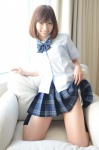 bikini blouse bwh_186 kneesocks misaki_haruka pleated_skirt school_uniform side-tie_bikini skirt skirt_lift swimsuit rating:Safe score:1 user:nil!