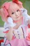 choker cosplay dress gloves hair_ribbons kaname_madoka nana_(iv) pink_hair puella_magi_madoka_magica twintails rating:Safe score:1 user:nil!