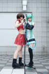 cosplay default_costume hatsune_miku kanda_midori meiko raiko twintails vocaloid rating:Safe score:0 user:Log