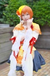 blouse cosplay hat hoshizora_rin love_live!_school_idol_project ochaso orange_hair pleated_skirt skirt rating:Safe score:0 user:nil!