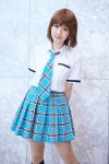cosplay hidaka_ai idolmaster merino_moko school_uniform rating:Safe score:0 user:xkaras