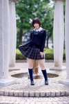 blouse bowtie cardigan kneesocks minatsuki_naru pleated_skirt skirt rating:Safe score:0 user:pixymisa
