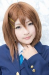blazer blouse cosplay gingamu hair_clips hirasawa_yui k-on! ribbon_tie school_uniform rating:Safe score:0 user:pixymisa