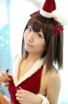 cosplay hair_ribbons halter_top ibara santa_costume suzumiya_haruhi suzumiya_haruhi_no_yuuutsu rating:Safe score:0 user:nil!