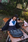 blouse cardigan kneesocks pleated_skirt sakamoto_rion school_uniform skirt rating:Safe score:0 user:nil!