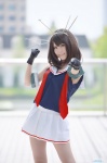 aisaka_mimi armbands cosplay gloves hairband kantai_collection maya_(kantai_collection) pleated_skirt sailor_uniform school_uniform skirt rating:Safe score:1 user:nil!