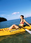 bikini_top canoe cleavage komatsu_ayaka shorts swimsuit twintails ys_web_146 rating:Safe score:1 user:nil!