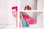 cosplay dai detached_sleeves megurine_luka pink_hair santa_costume stocking_cap vocaloid rating:Safe score:0 user:pixymisa
