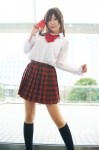 blouse cosplay kneesocks original pantyhose pleated_skirt school_uniform shiki skirt rating:Safe score:0 user:nil!