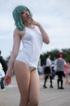 boots cosplay green_hair kazami_yuuka mari_(ii) swimsuit touhou rating:Safe score:0 user:pixymisa