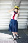 armband cosplay headband matsuko pleated_skirt sailor_uniform school_uniform skirt socks to_aru_kagaku_no_railgun uiharu_kazari rating:Safe score:2 user:nil!