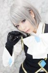 ace_attorney blouse cosplay gloves kaname_ayano karuma_mei purple_eyes silver_hair vest whip rating:Safe score:0 user:pixymisa