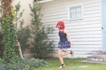 camisole cosplay love_live!_school_idol_project miniskirt nishikino_maki pantyhose red_hair sheer_legwear shimotsuki_sato skirt rating:Safe score:1 user:nil!