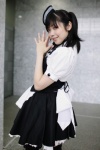 apron beret blouse corset cosplay kaieda_kae maid maid_in_angels maid_uniform miniskirt skirt thighhighs zettai_ryouiki rating:Safe score:0 user:nil!