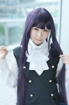 blouse cosplay inu_boku_secret_service jumper purple_hair reco school_uniform shirakiin_ririchiyo rating:Safe score:0 user:nil!