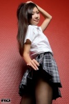 black_legwear blouse pantyhose pleated_skirt rq-star_872 sano_miyu school_uniform skirt skirt_lift rating:Safe score:0 user:nil!