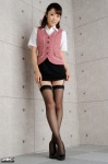 4k-star_101 black_legwear blouse garter_belt masaki_yukina miniskirt skirt skirt_lift thighhighs vest zettai_ryouiki rating:Safe score:0 user:nil!